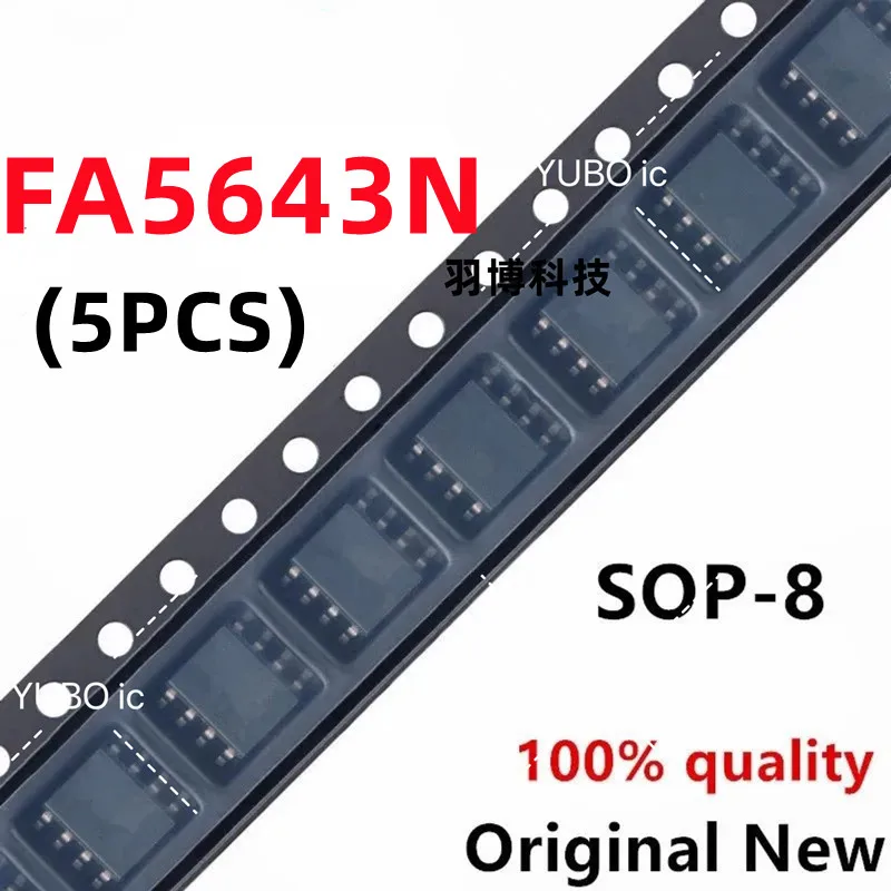 (5piece)100% New FA5643 FA5643AN 5643A 5643 FA5643N SOP-8 Chipset