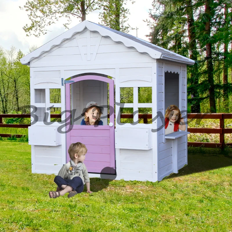 غرفة لعب للأطفال خشبية خارجية عالية الجودة سهلة التجميع #1