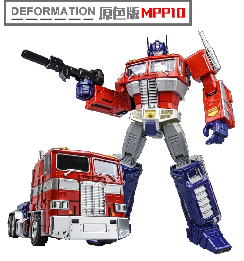 

YOUHU MPP10 Transformation Toys Optimus Weijiang Black Apple G1 Flat Head Column OP Commander Deformation Robot Car Model SS38