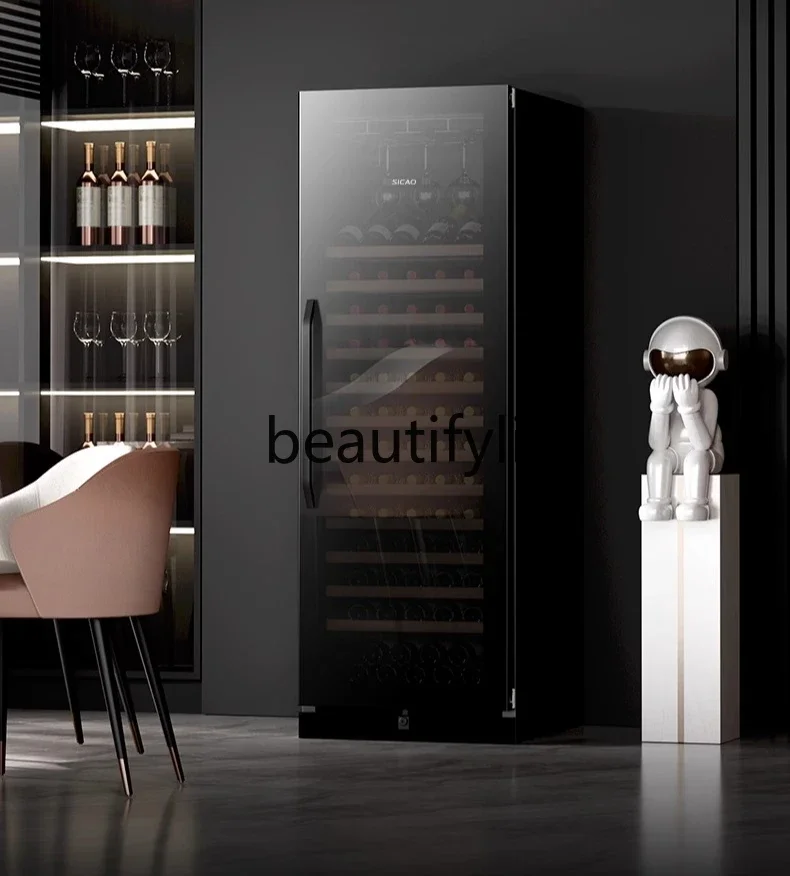 

Hot sales 400H Red Wine Constant Temperature and Humidity Wine Cabinet Household Tea Embedded Cabinet