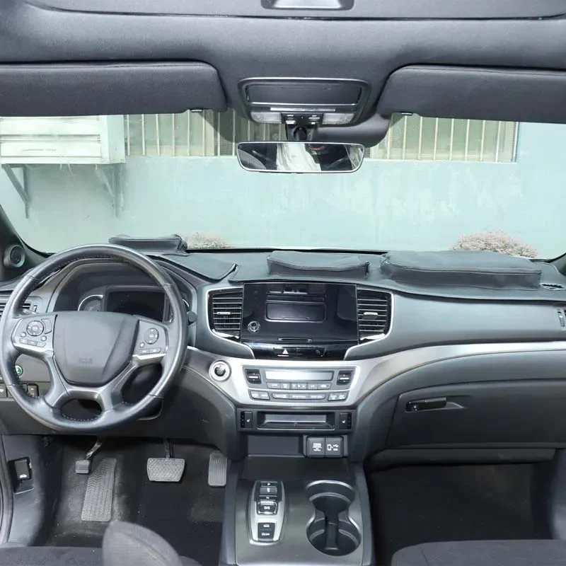 Metyoucar Mata przeciwsłoneczna na deskę rozdzielczą samochodu z torbą do przechowywania na zamek błyskawiczny, akcesoria samochodowe do wnętrza Hondy Pilot 2016-2022