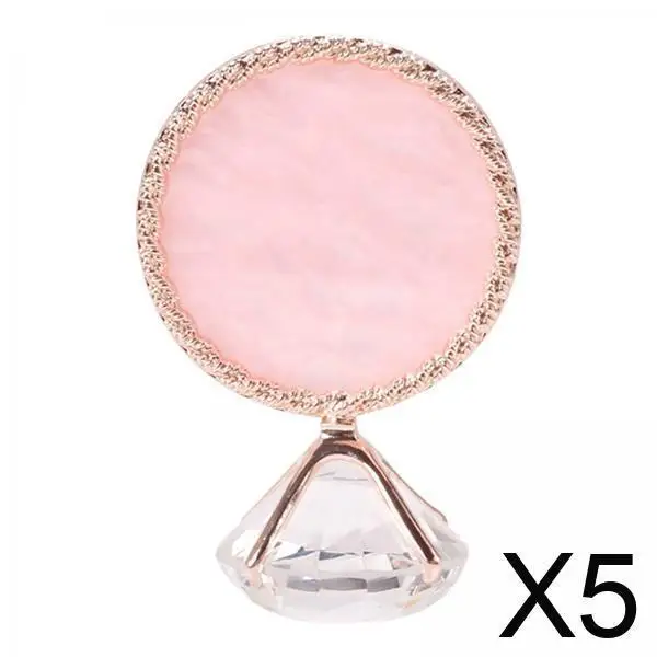 

Crystal Nail Art Palette with Diamond Base Acrylic Color Mixing Plate for Nail Designer Manicure Accessories