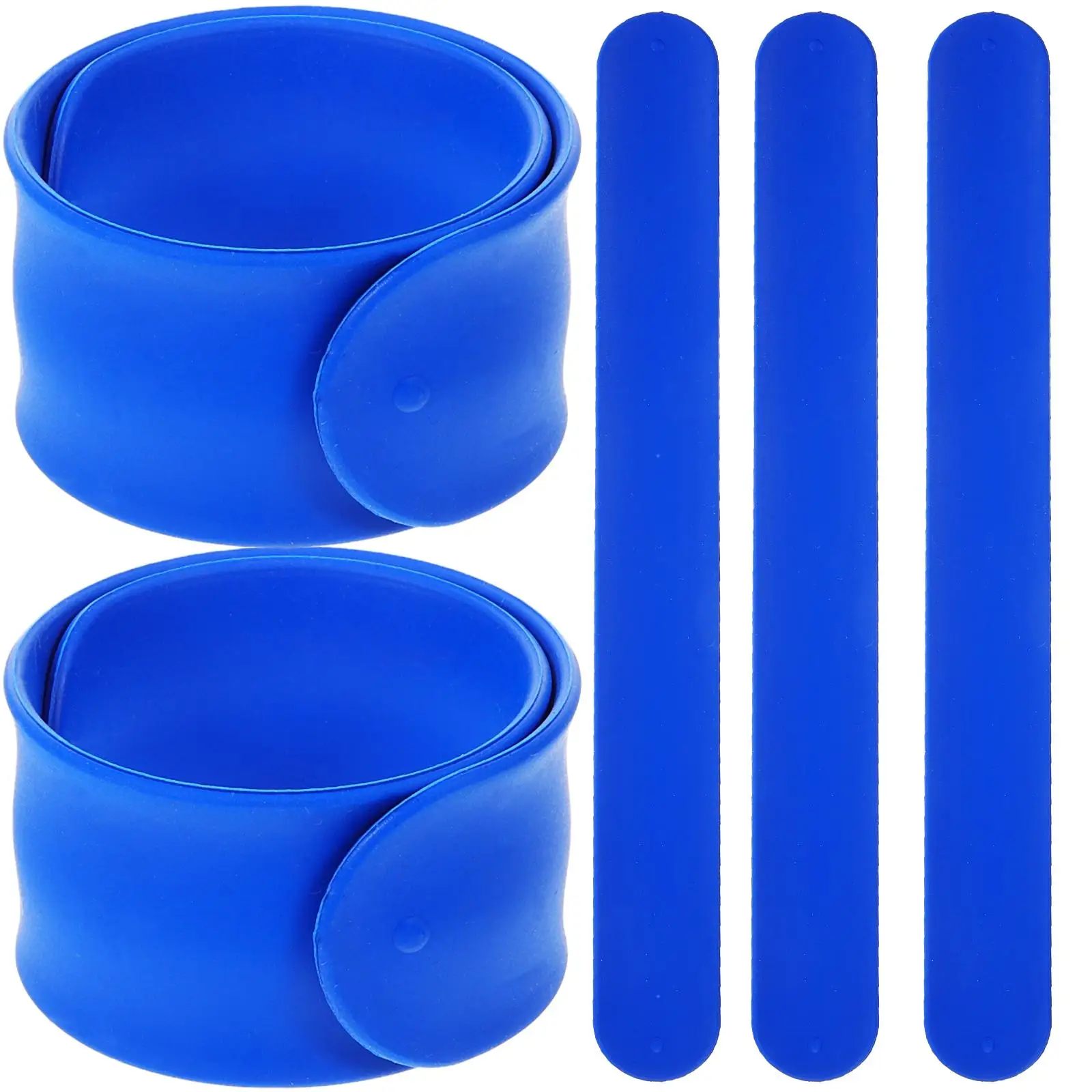 

5pcs Silicone Slap Bracelets Kids Toy Smooth Texture Detailed Workmanship Easy to Use Perfect for Parties for kids