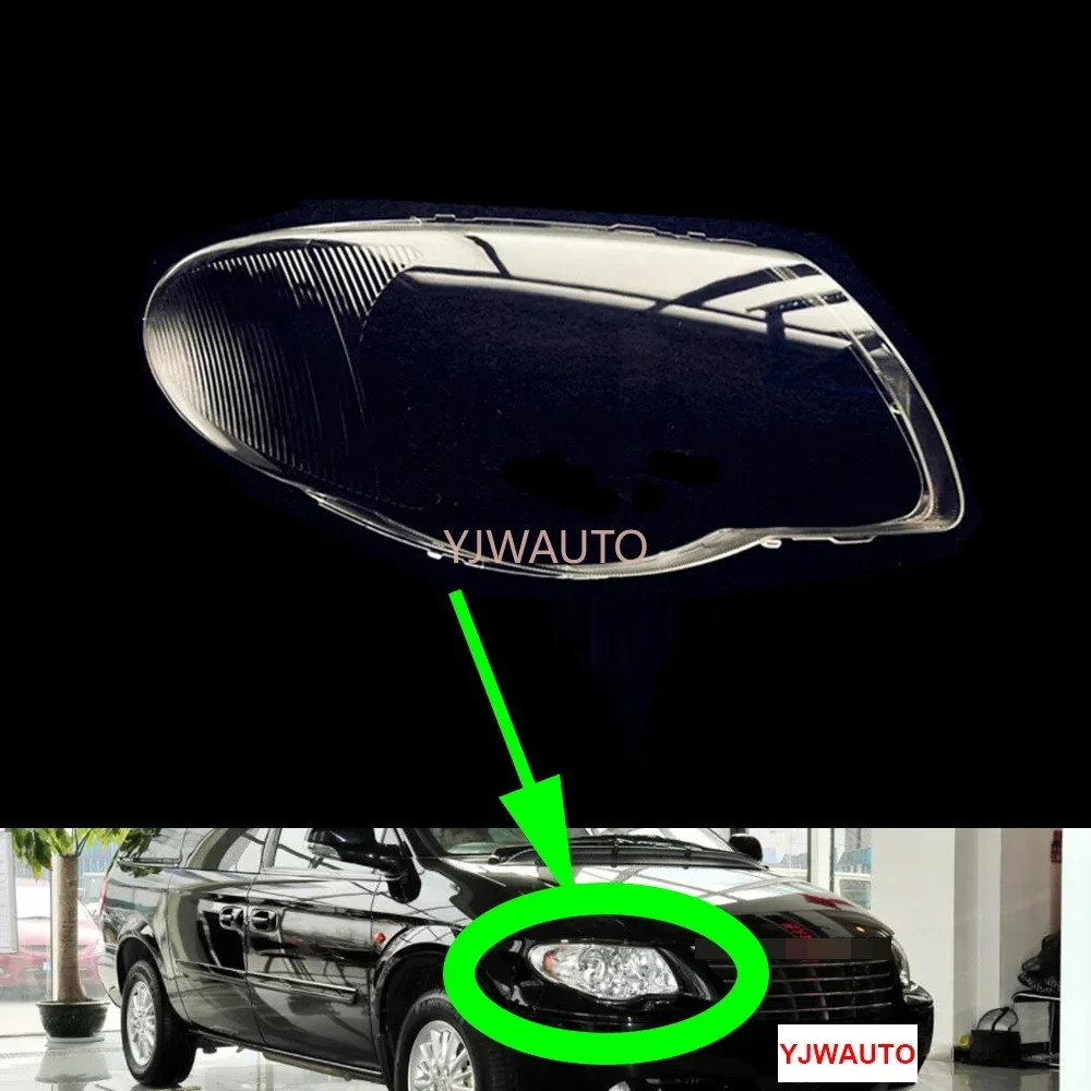 

Для Chrysler Town Country 2007 2008 2009 2010 2011 2012 крышка фары автомобиля линза переднего абажура лампы капоты авто корпус