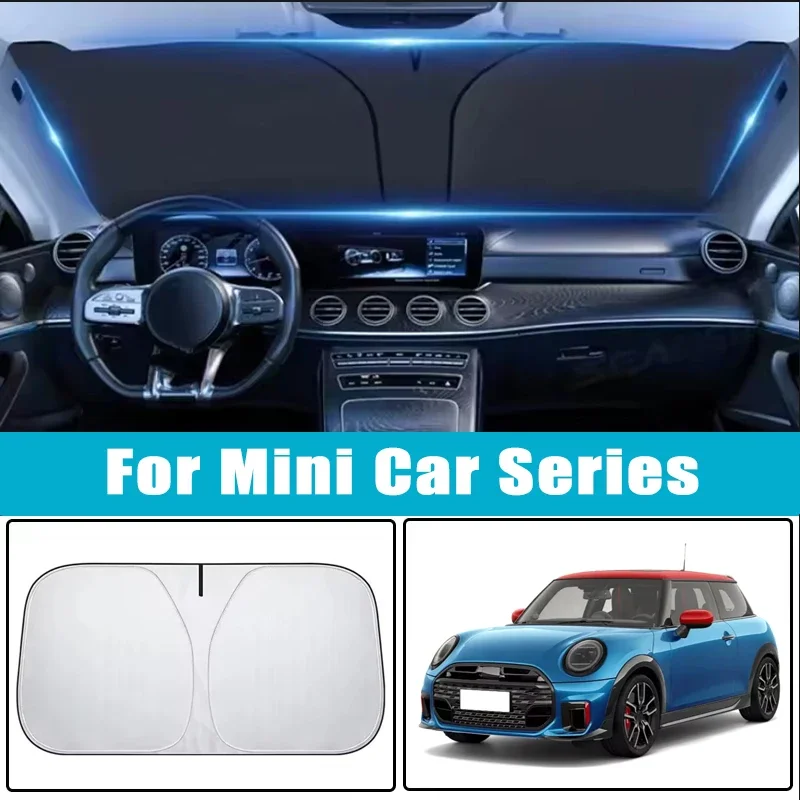 

Car Windshield Sunshades Cover for MINI Cooper One Clubman Countryman Cabrio JCW Paceman Sun Protection Accessories