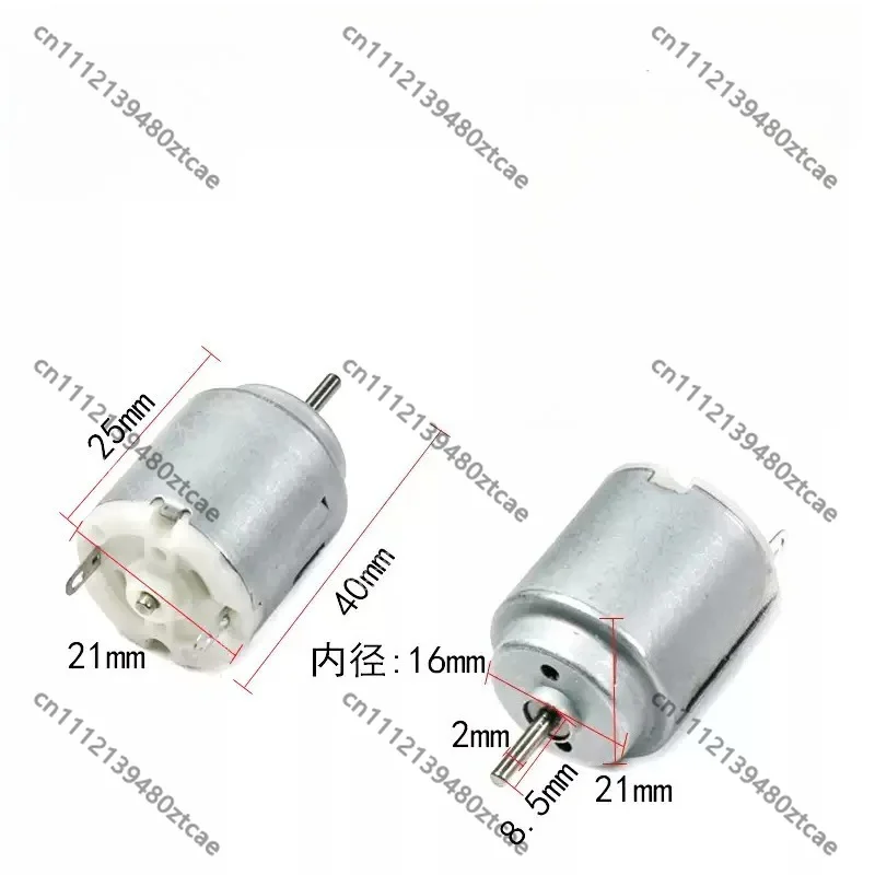 High Speed DC Motor with Fan Blade Propeller, DC Motor for DIY Science Project, Wind Power, Boat & Car Model