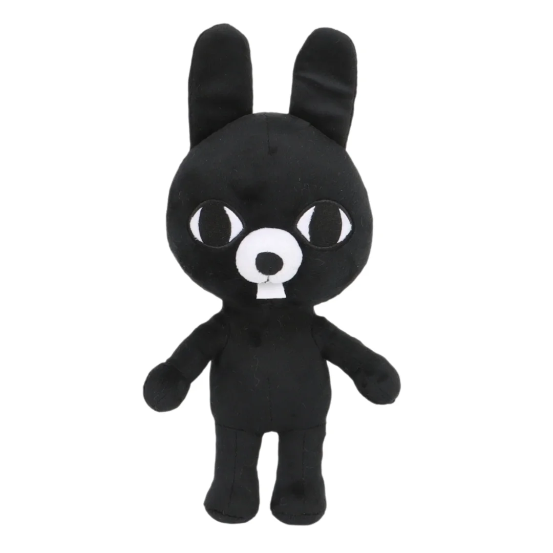 Kawaii Ratthew Plush Toy Animal Hospital Game Toys Ratthew Black Rabbit Toys Soft Stuffed Doll Animal Hospital Gift Toy for Kids view 2