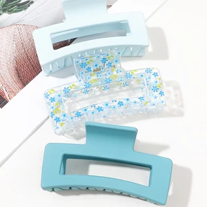 3 große Heftklammern der PCES -Haarklaue für Frauen von Frauen, Haarschnitt -Grundnahrungsmittel mattrosa starke Fixierung für dickes dünnes Haar 8 Hauptverkäufe Rosa Flasche - №1