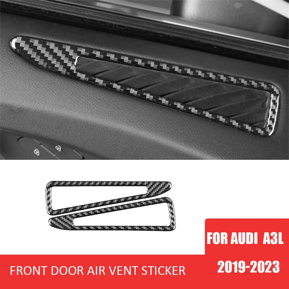 

Car Door Side Air Vent Decorative Carbon Fiber Sticker for Audi A3L 2019-2023 Car Styling Automotive Interior Accessories