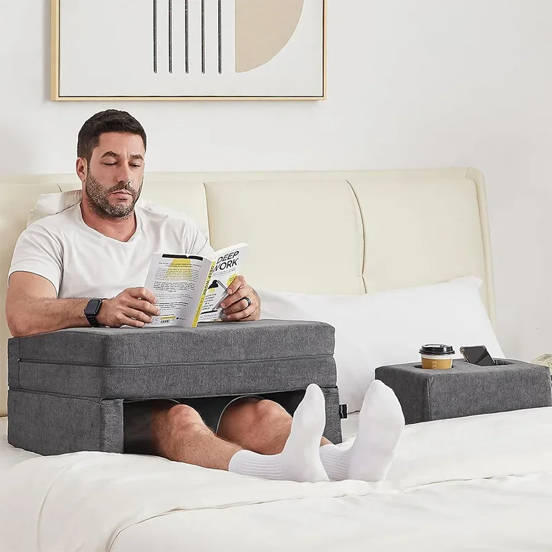 

Customized cross-border bed reading pillow Lap game pillow Multifunctional pillow Office modern simple multifunctional reading