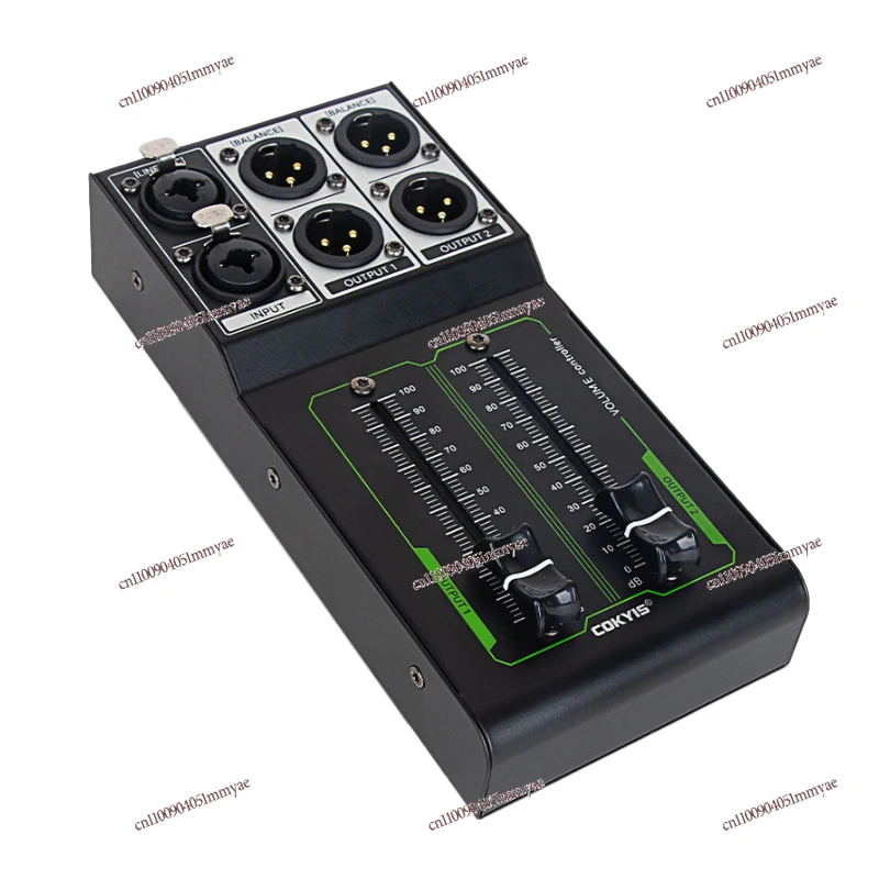 

Audio Fader 1 in 2 Out with Crossover Noiseless Computer Volume External Regulator Volume Controller