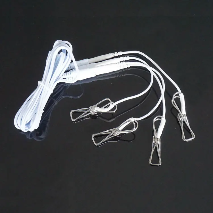 

Electro Breast Clip Conductive Pulse Massager Electro Sex BDSM Erotric Toys Electric Shock Nipple Clamps Climax Male Female