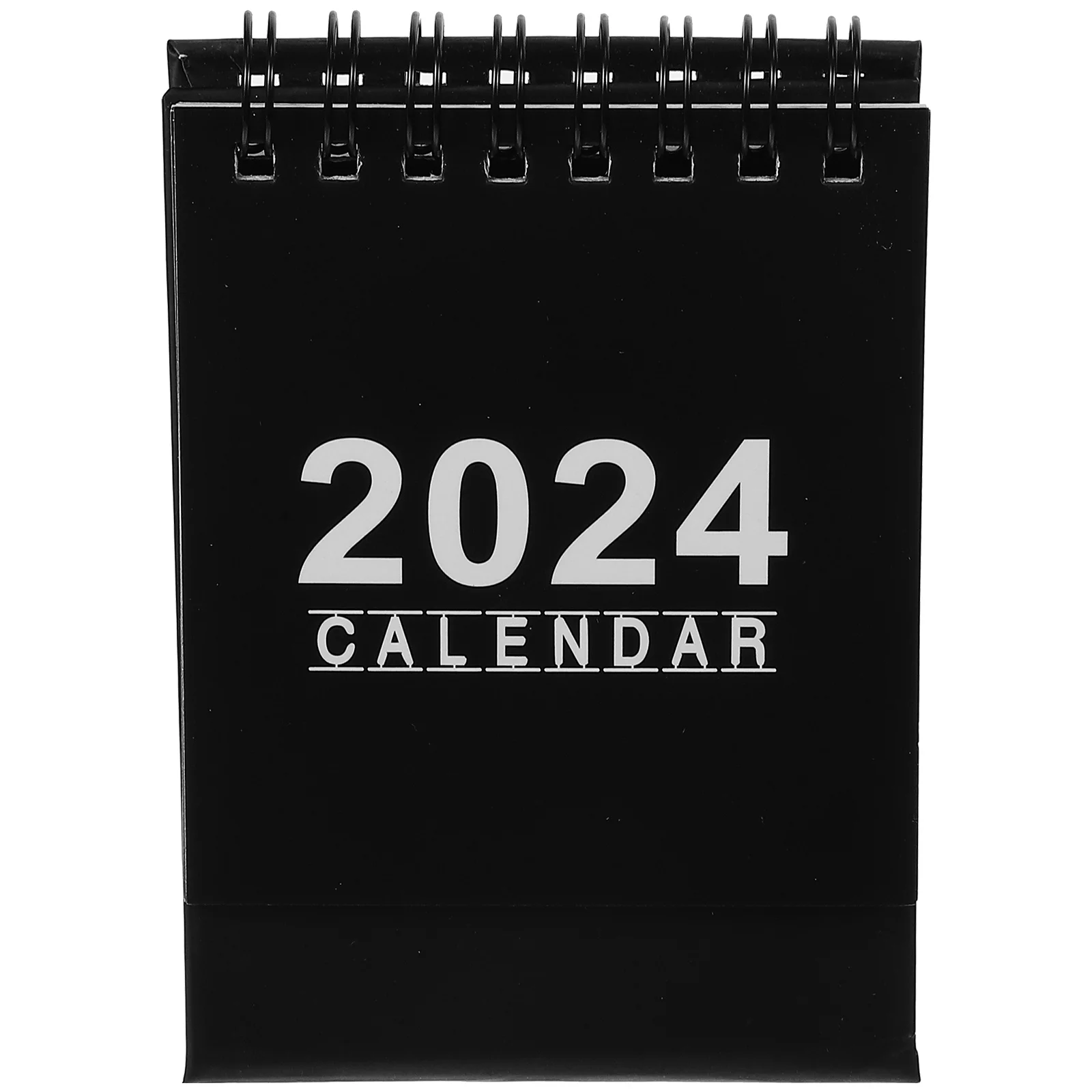 Small Calendar Funny 2024 Mini Desk Table Decor Office Decorative Standing Paper