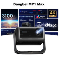 Dangbei MP1 Max Laser Projector 4K Native 3100 ISO Lumens Google Tv Certified DLP Video Projector WiFi6 Dolby Audio Home Theater