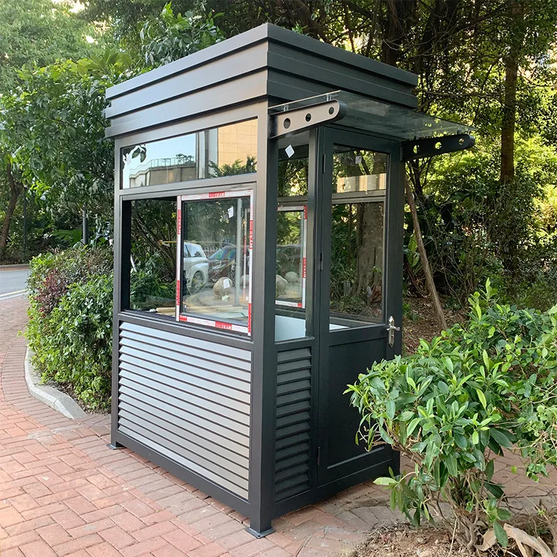 

Customized Modern Portable Security Booth Sentry Box Color Steel Guard House Waterproof Feature for Hospital Steel Structure