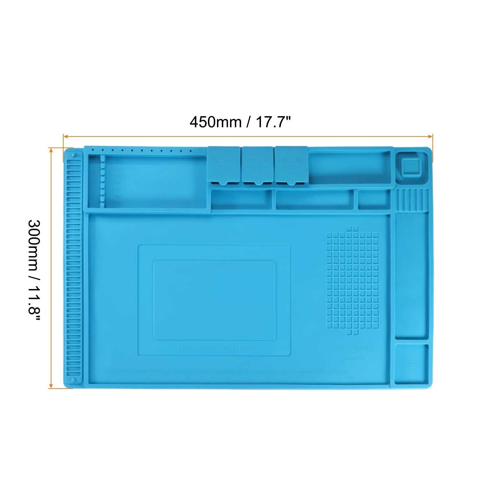 طاولة إصلاح مغناطيسية من السيليكون BGA، وسادة إصلاح، معزولة، ساخنة، سيليكون مناسبة لإصلاح الهاتف المحمول والكمبيوتر المحمول