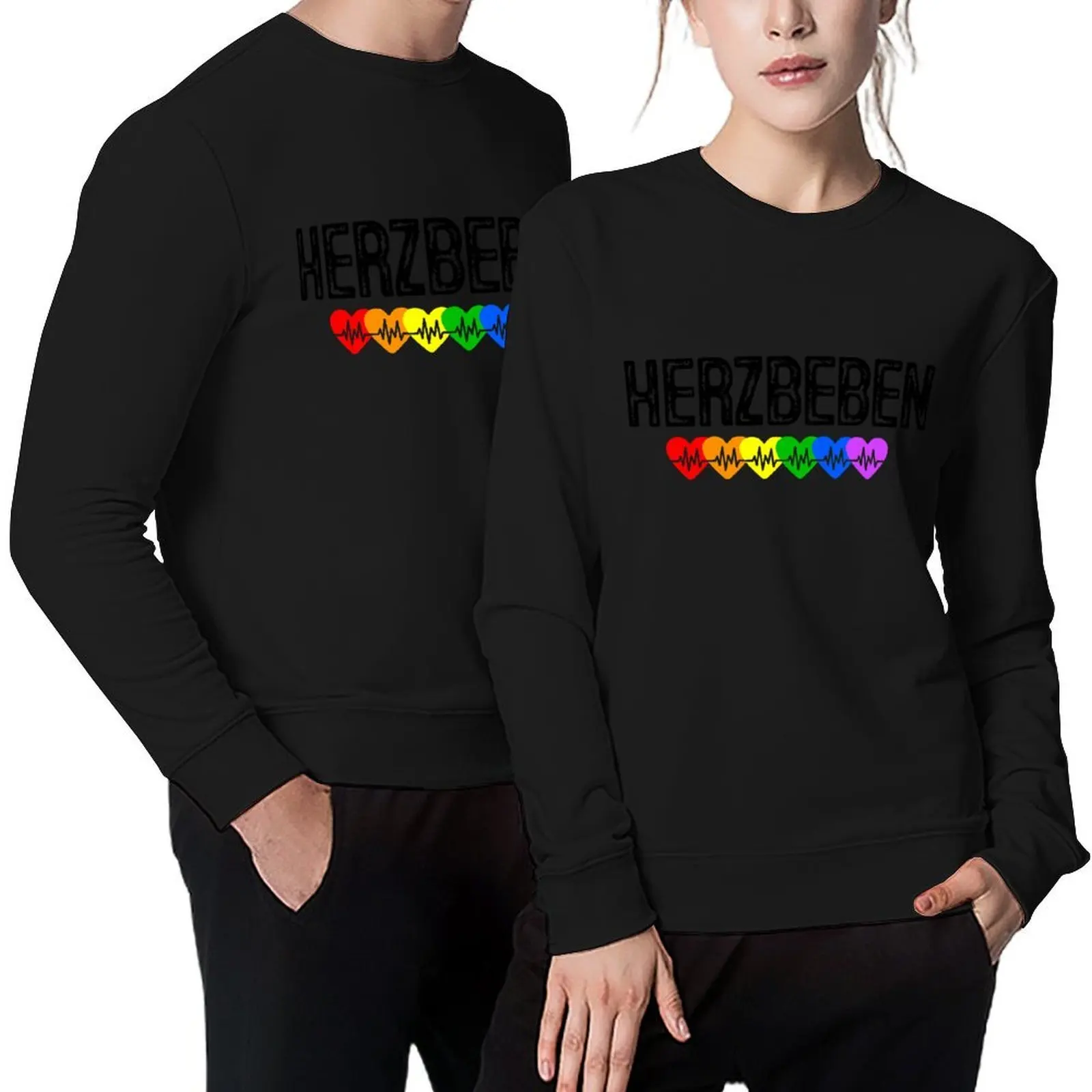 Heartquake LGBT مثلي الجنس فخر البلوز الخريف ملابس الرجال الشتاء سترة ملابس للرجال ملابس رجالي بلوزات رجالية