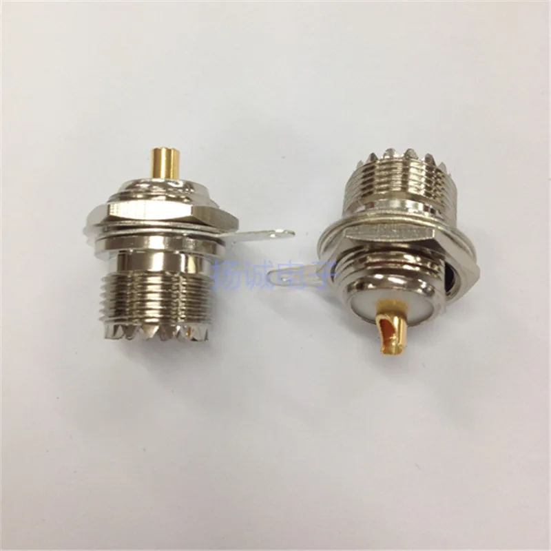 

UHF-KY RF Coaxial Welded All Copper Connector High-quality SL-16 Vehicle Radio High-frequency Connector M Female Holder