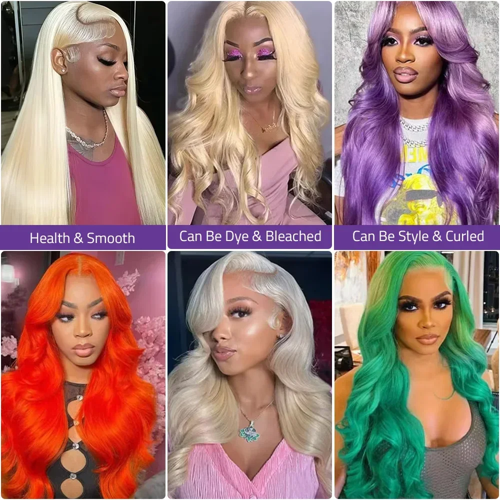 Body Wave 13x6 Honey Colored 613 Lace Front Wig Blonde Human Hair Lace Closure Frontal Wigs for Women Cheap on Sale Clearance