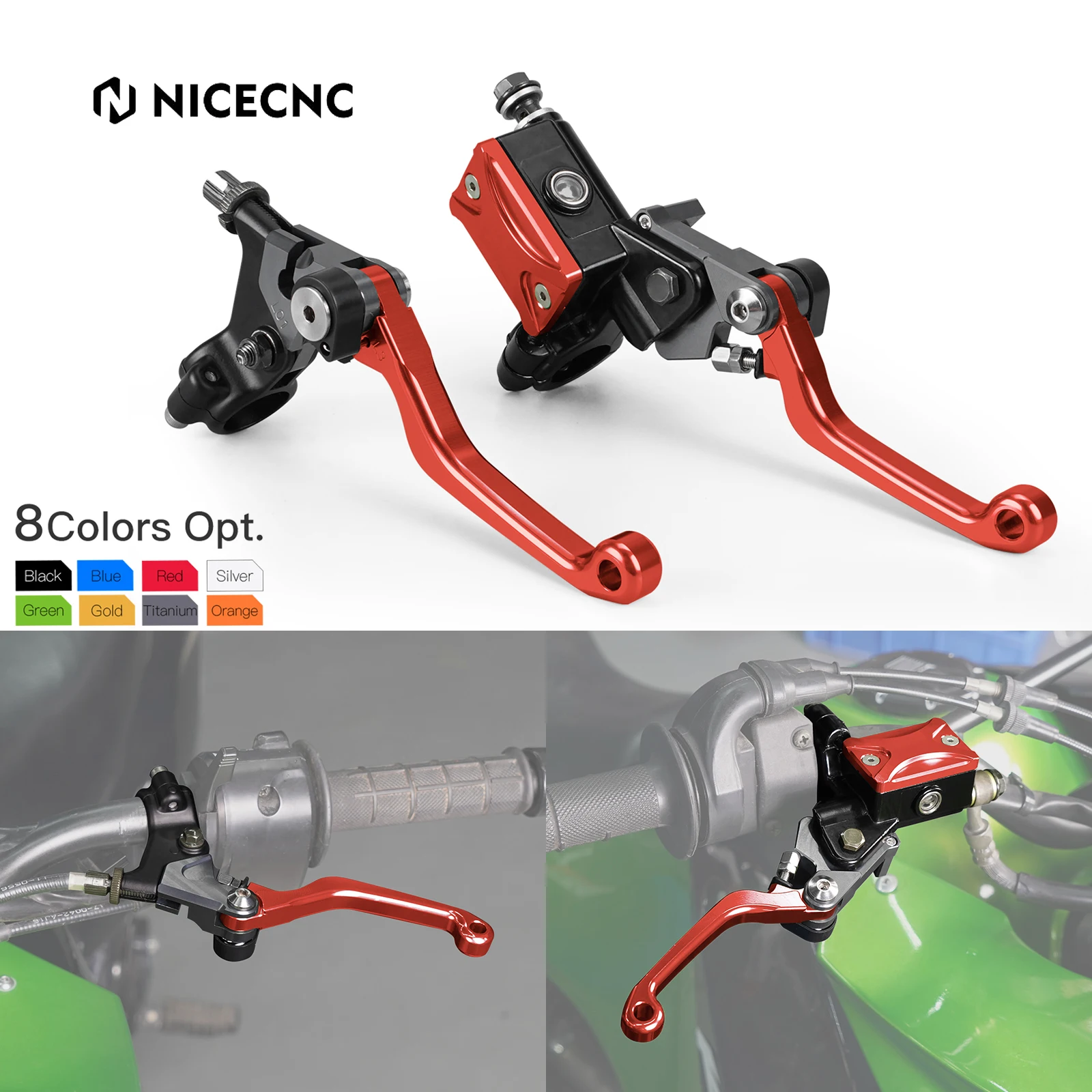 

NICECNC For Honda CRF250R CRF450R CRF125F CRF250X CRF450X CR80R CR85R CR125R CR250R Hydraulic Brake & Cable Clutch Lever