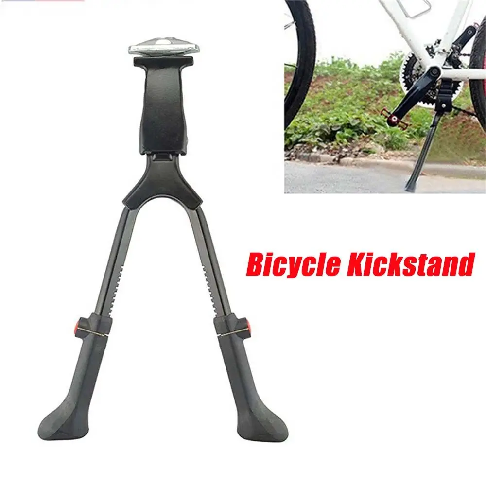 

Bike Bicycle Stand Rear Side Foot Support Aluminum Alloy Bicycle Kickstand Cycling Accessories Double Kickstand Parking Rack