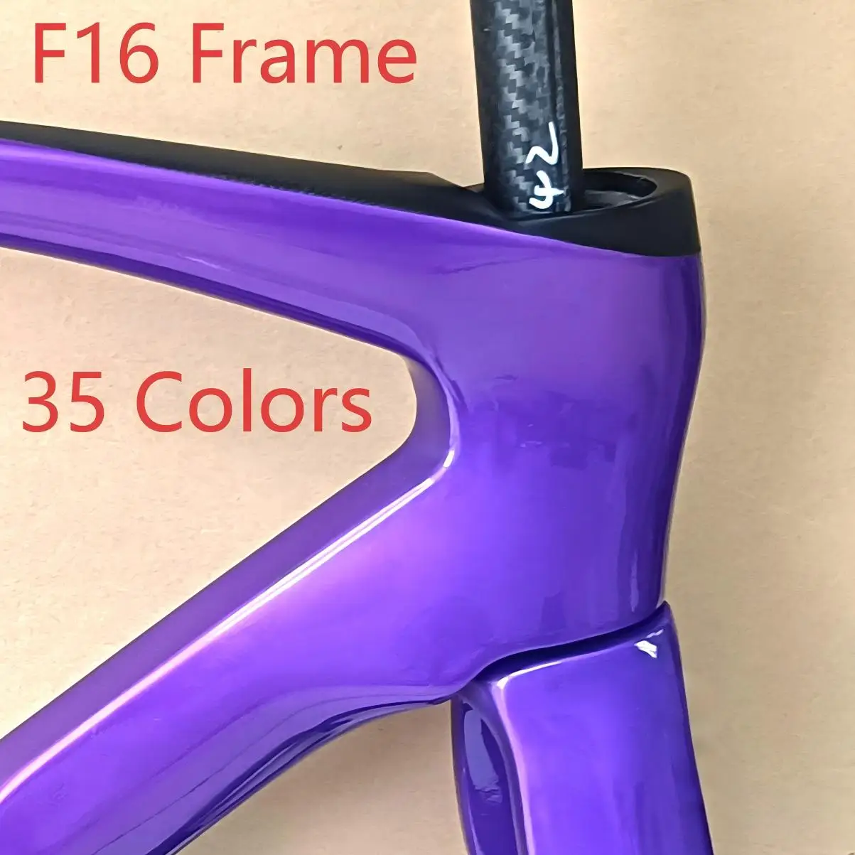 

2026 F16 Carbon Frame F14 Road Bike Frameset Chameleon Blue Disc Brake Bicycle Frames BSA XDB DPD Taiwan Made