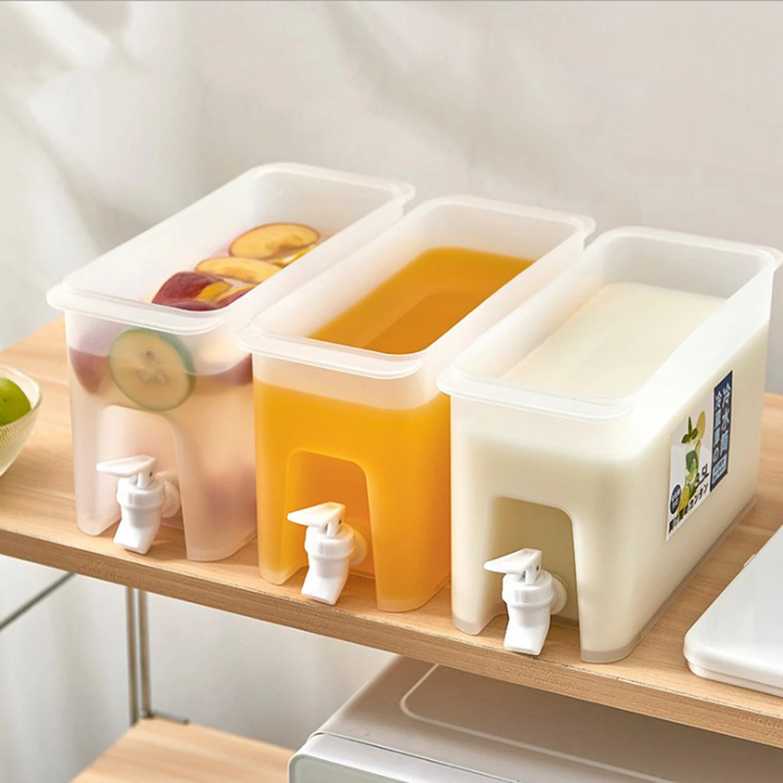 

3.5L Beverage Dispenser Large Capacity Ice Water Kettle For Picnic BBQ Kitchen Summer Juice Beer Cold Water Kettle With Faucet