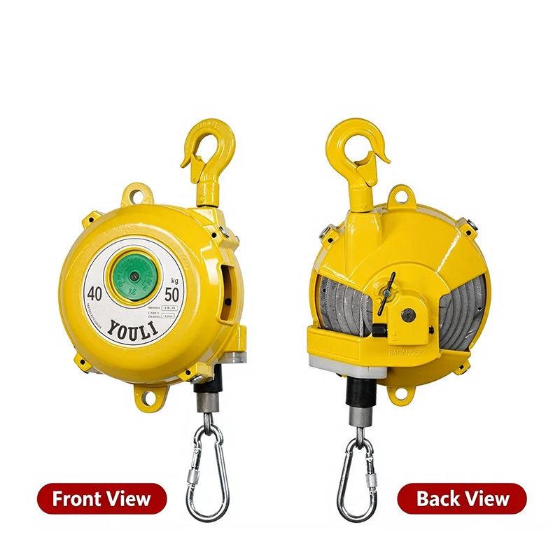Heavy Duty Spring Balancer Adjustable Tension Balancer Retractable Tool Holder Loaded 30- 80kg Adjustable Spring Balancer