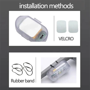 جهاز التحكم عن بعد اللاسلكي LED ضوء ستروب للسيارة السيارات دراجة نارية دراجة بدون طيار سكوتر مضاد للتصادم مؤشر فلاش مصباح التحذير أعلى 6 ولاعة Vospic مبيعات - رقم 5