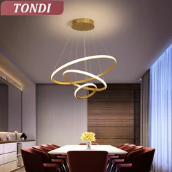 Anillo de araña LED, iluminación de techo para sala de estar, dormitorio, comedor, cocina, accesorios de iluminación para el hogar