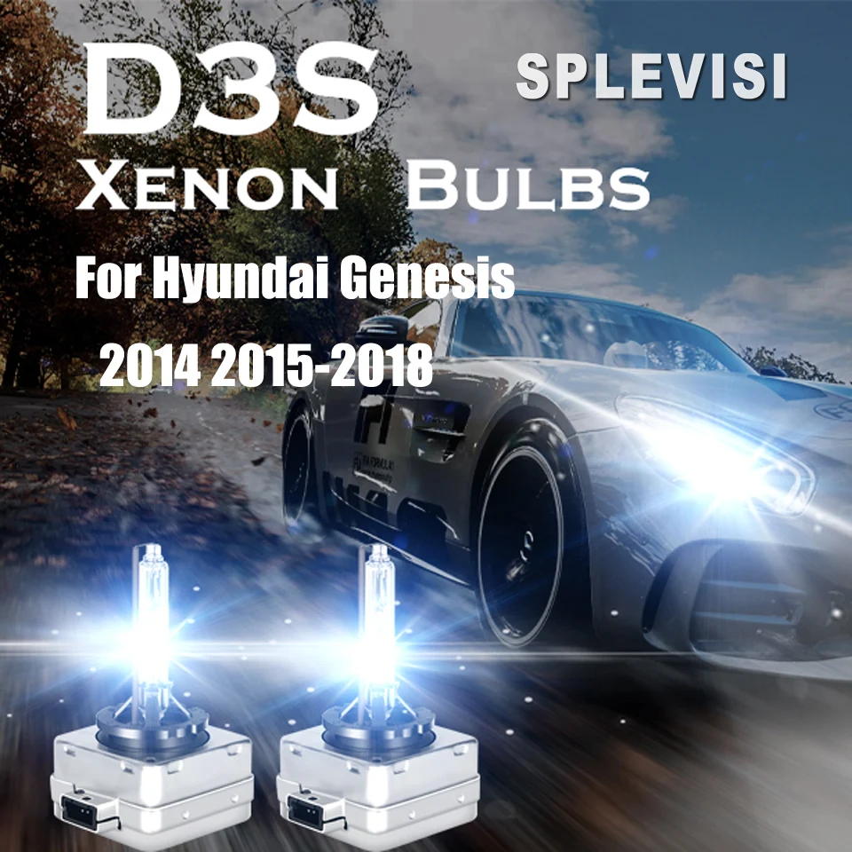 

35 Вт HID лампа ксеноновая белая фара-наделайность 1:1 оригинальная заводская конструкция лампы для Hyundai Genesis 2014 2015 2016 2017 2018