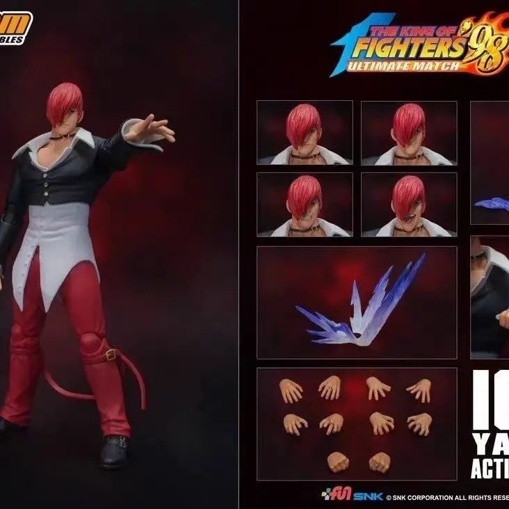 The King Of Fighters Figures Kyo Kusanagi Action Figure Iori Yagami Figure Model Statue Ornament Decoration Birthday Toys Gift