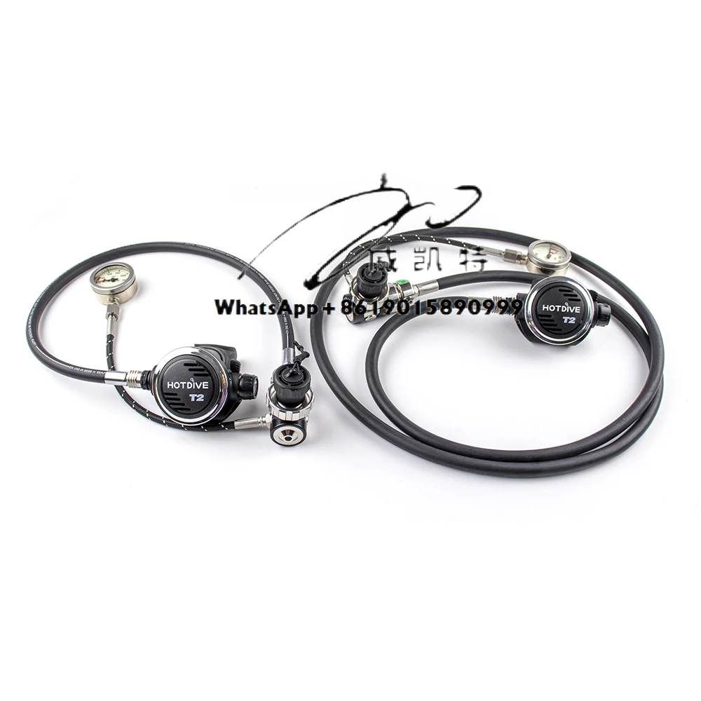 

Technical diving sidemount regulator set