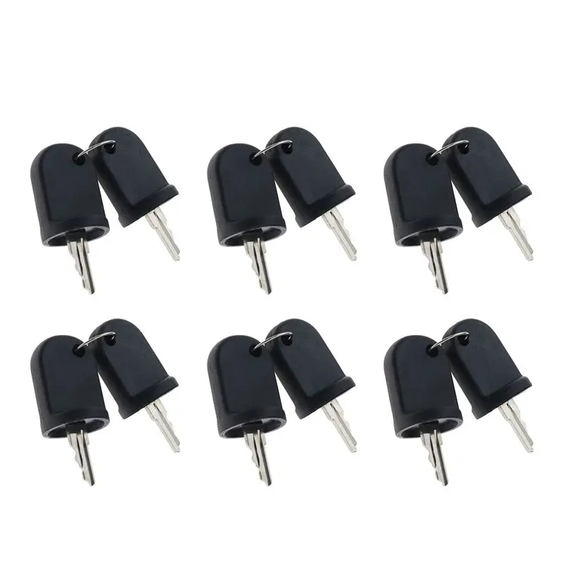A64P-12PCS Ignition Switch Keys Compatible For EZGO RXV G&E 611282 605946 606993