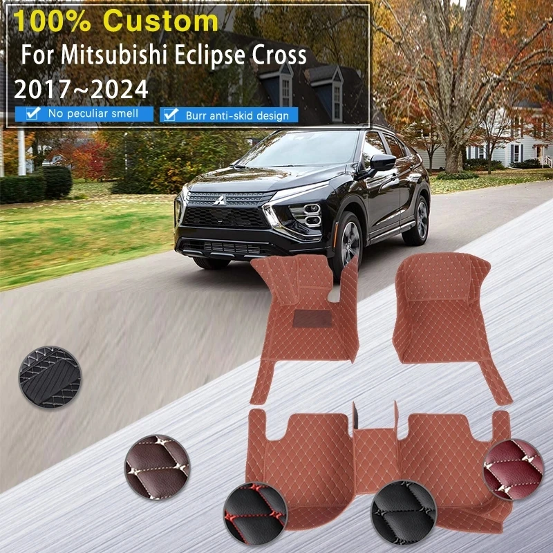 

Car Carpet Floor Mat For Mitsubishi Eclipse Cross GK GL YA 2017~2024 Waterproof Pads Car Mats Covers Floors Car Accessories 2020