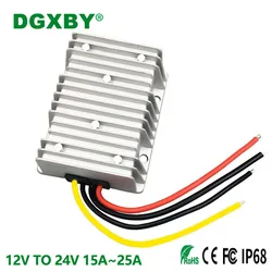 DGXBY-regulador de voltaje para coche, convertidor de 12V a 24V, 1A, 2A, 3A, 5A, 10A, 15A, 20A, 25A, fuente de alimentación CE RoHS