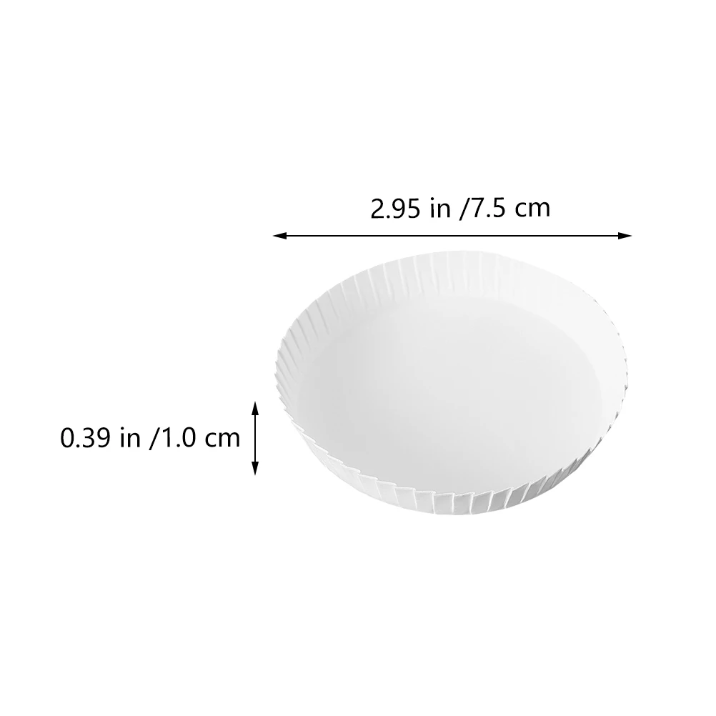 

Disposable Paper Cup Lids for Drinks Household Tea Cups Covers Keep Clean Dust Time Use Save Effort Stackable Travel
