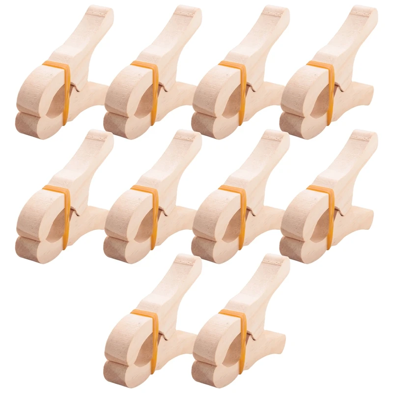 Wooden Clips,Curtains, Wardrobes, Balcony, Baby And Children's Clothes,Sheets,Anti-Slip,Creative Wooden Clips, Practical Durable