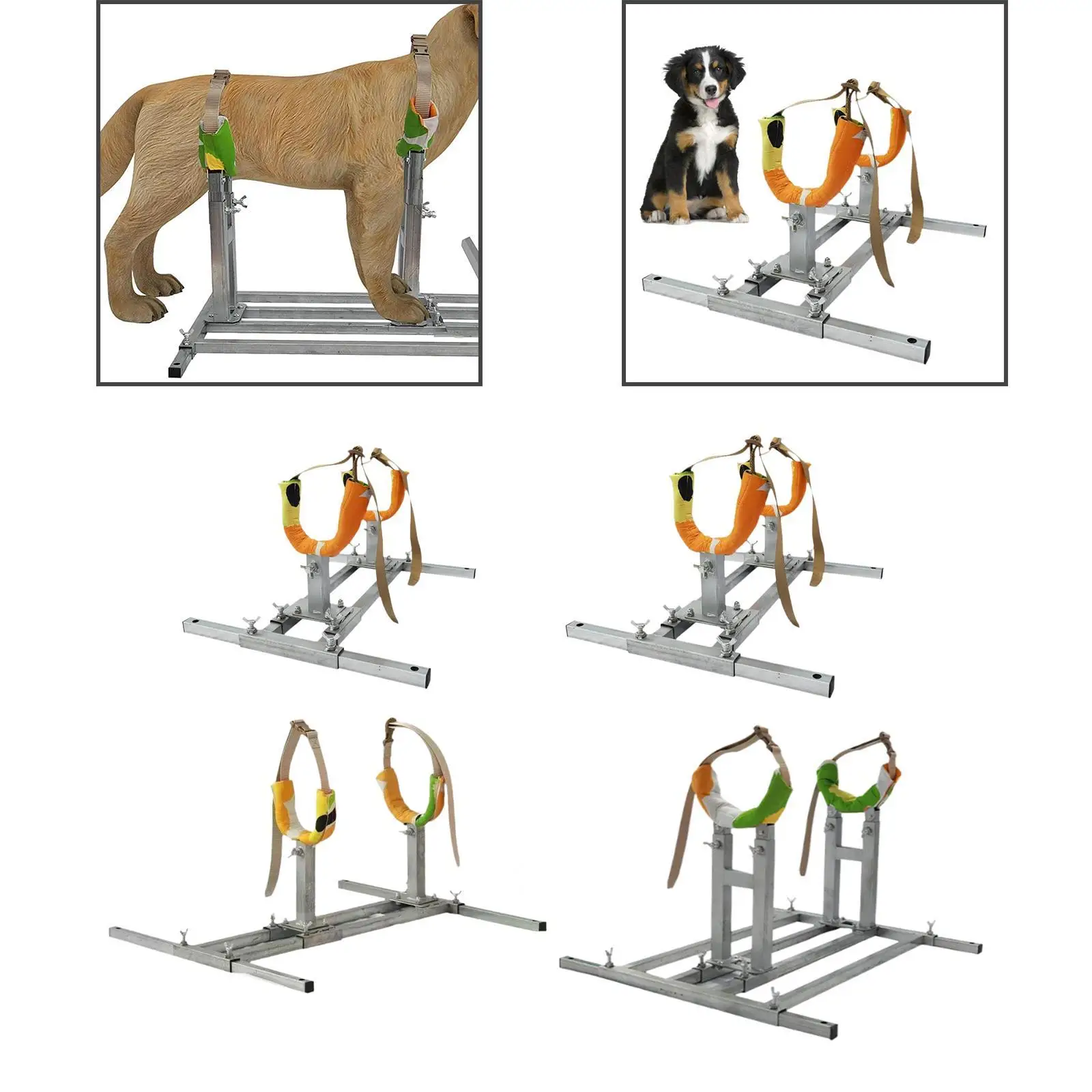 

Dog Breeding Stand,Pet Fixed Bracket,Bathing Trimming Adjustable Height and Length Steel Supplies Dog Bathing Station
