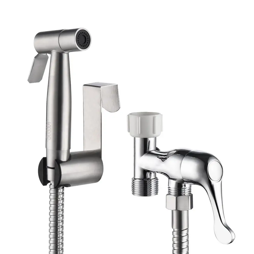 

Bidet Sprayer for Toilet Handheld Bidet Toilet Sprayer Kit Hygienic Personal Cleansing Stainless Steel Rustproof