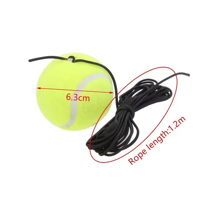 Professional Single Tennis Training Base With String Tennis Practice Partner Rebound With 4M Rope Tennis Training Equipment