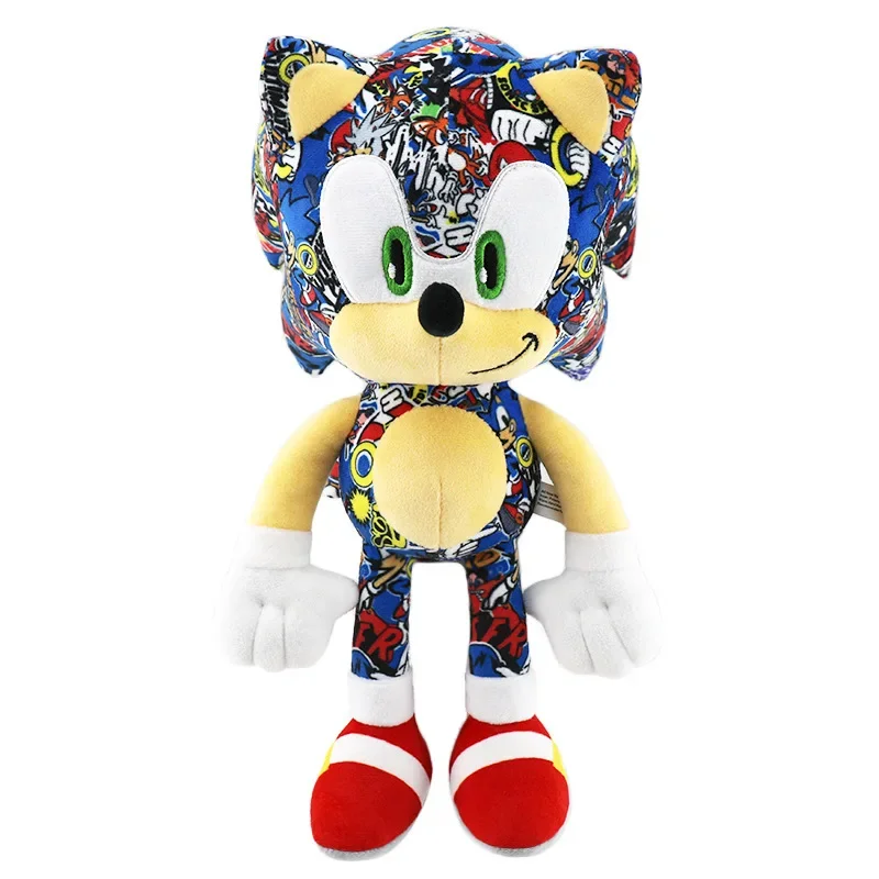 Sonic Dolls Hedgehog Sonic Plush Toys for Kids Tails Nak Doll Creative Doll 28cm High Cartoon Anime Figures Kawaii Toy for Boys