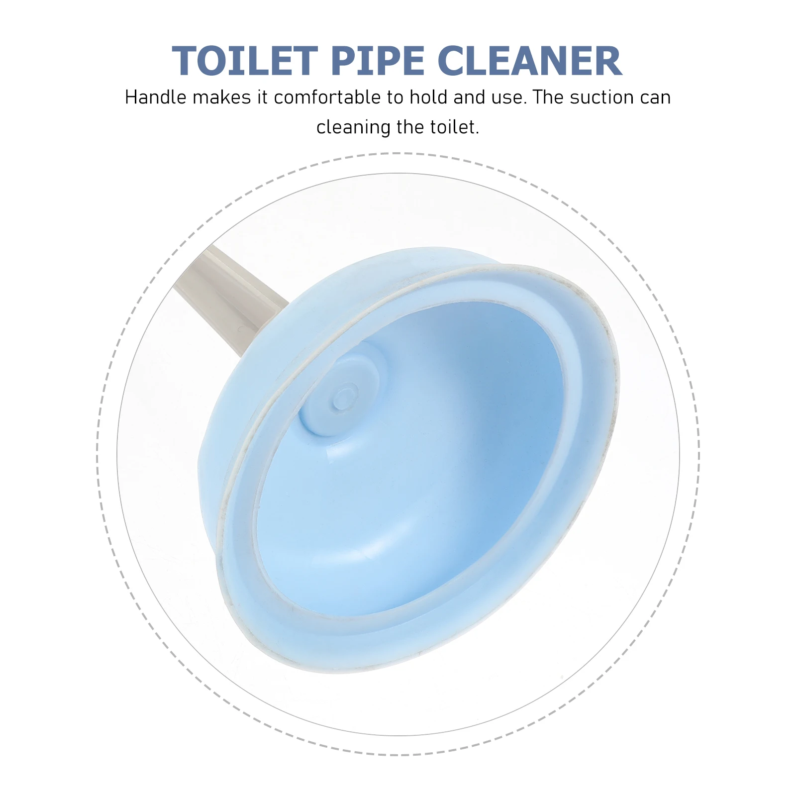 

2pcs Premium Cleaner Suction Home Office Pipe Cleaning Suction Clog Remover Comfort Handle Sanitary Sewer