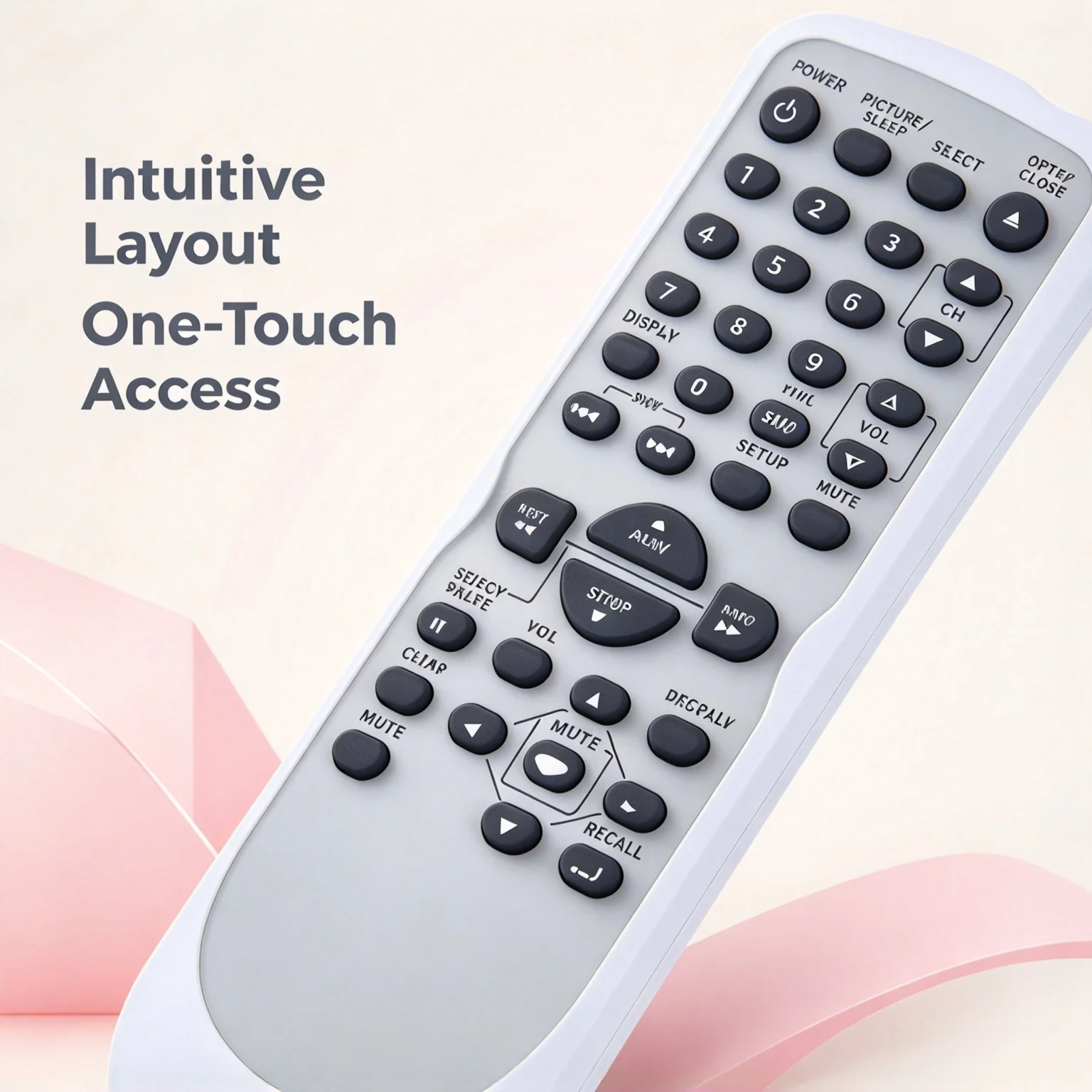 New NF107UD Replacement Remote Control Compatible with Sylvania TV DVD Combo CD130SL8 CD202SL8 V07PFTV20, No Programming Require