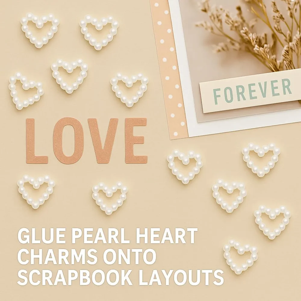Pearl Heart Table Scatter 2