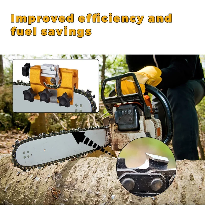 Woodworking Chainsaw Sharpener With 3 Grinding Rod Manual Chainsaw Chain Sharpening Chain Saws and Electric Saws Repair Tools