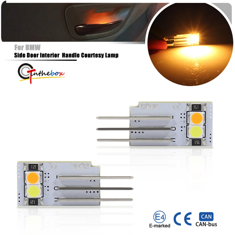 Car LED Interior Lights Door Handle Ambient Lights For BMW 1 2 3 4 7 Series F01 F02 F20 F21 F22 F34 F87 M2 F30 F31 F32 F33 F36