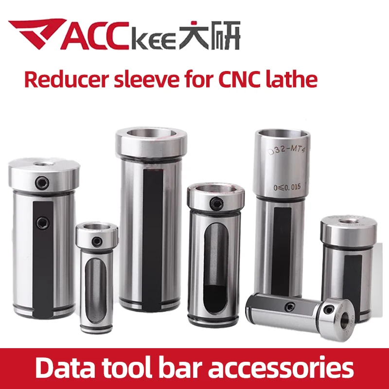 ACCKEE Lathe Tools Lathe Sleeve Reducing Sleeve D20 D25 D32 D40 5 6 7 8 9 10 12 15 20 MT1 MT2 MT3 MTA4 Quick Change Tool Sleeve