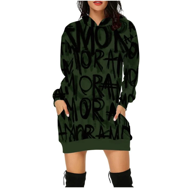 Y2k Purple Spider Web Hoodie Sweatshirt Dress Autumn Women Long Sleeve Hoodie  Fashion Halloween Oversize Hooded Pullover Dress