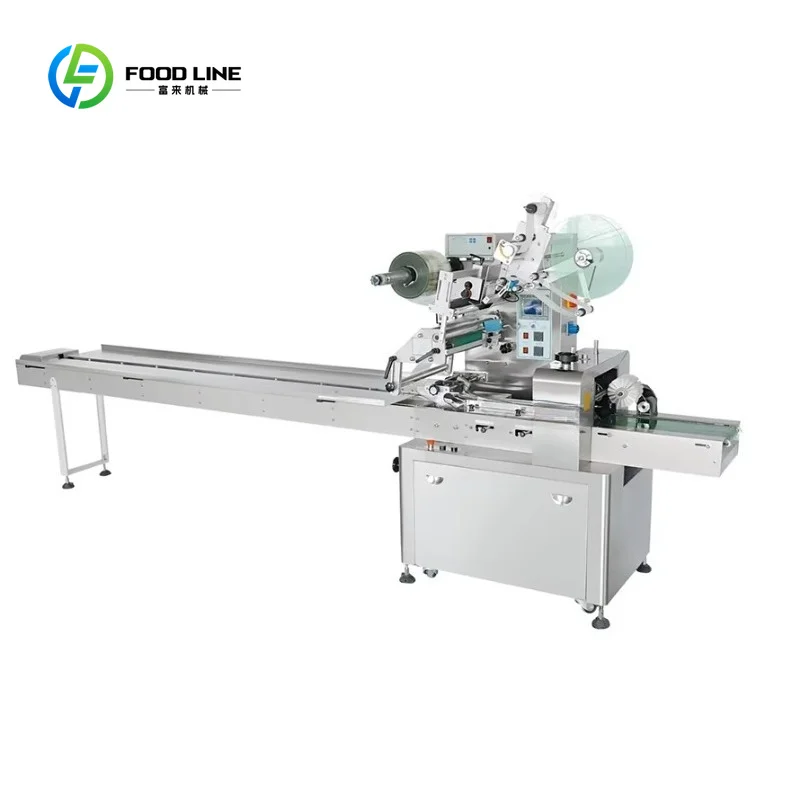 

Customized Multi-Functional Electric Automatic Pillow Packaging Machine Wrapping Bags Pouches Foil for Food Products